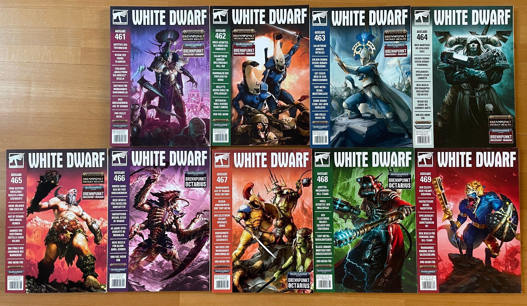 Riviste & Magazine: White Dwarf Magazin 461 - 469 – Usato da Biberstein venduto da germann.markus