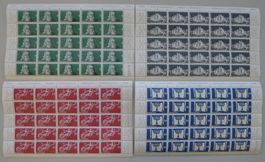 1948, Nr.281-284 Bogen (Budesstaat) +Pf. postfrisch. 100.-+