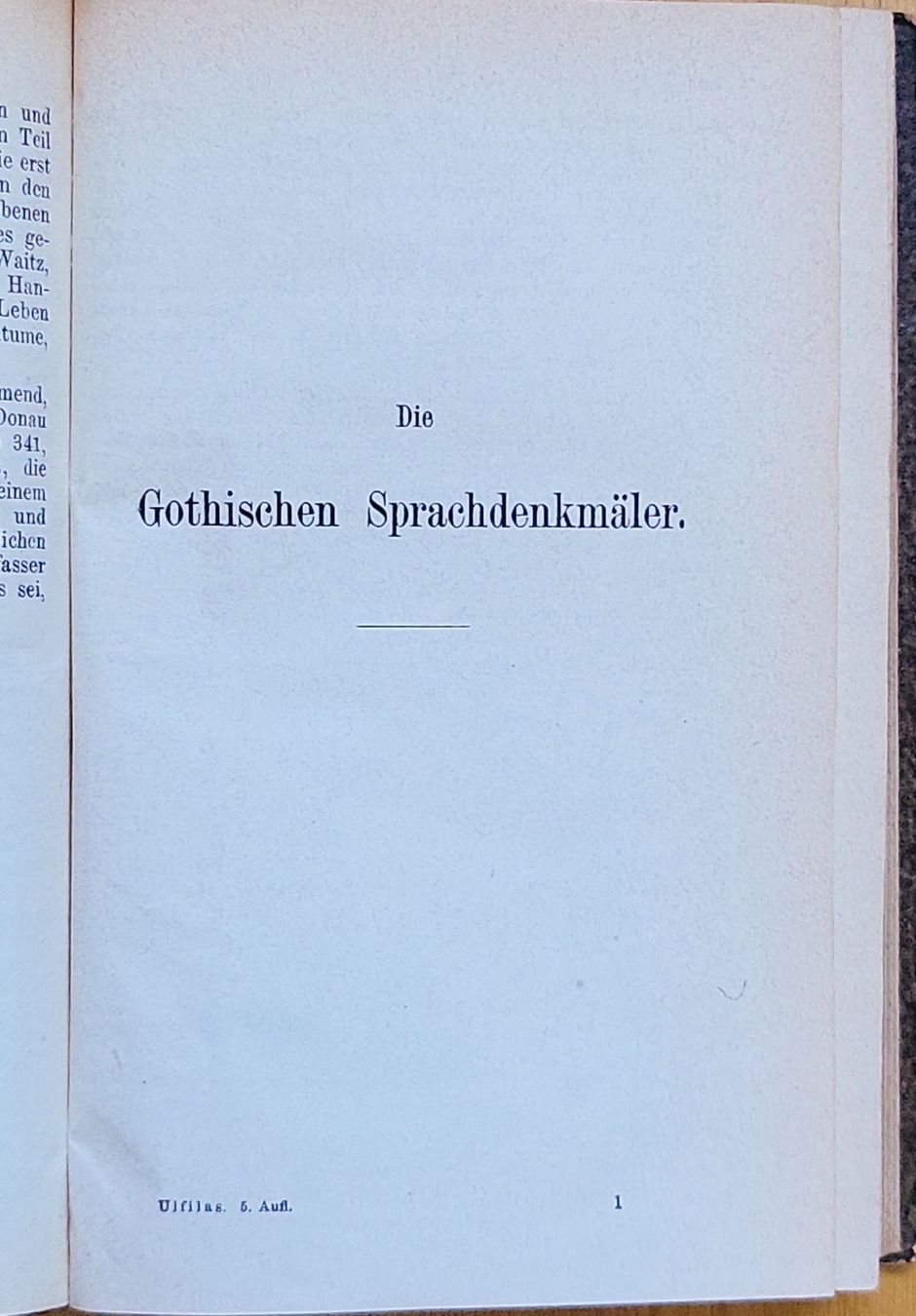 Livres: Ulfilas oder die gotischen Sprache-Denkmäler von 1872 – D'occasion à Muttenz par Mithrur 3