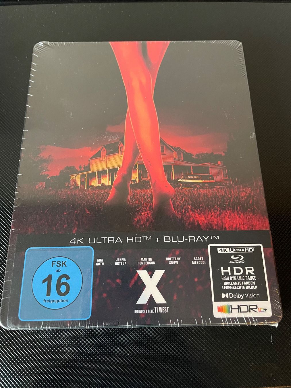 Tutti i DVDs: X - Limited Edition Steelbook 4K – Nuovo e nell'imballaggio originale da Schaffhausen venduto da Percilitor