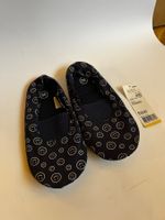 Migros Kids Finken – Grösse 30 – Blau mit Smiley-Print