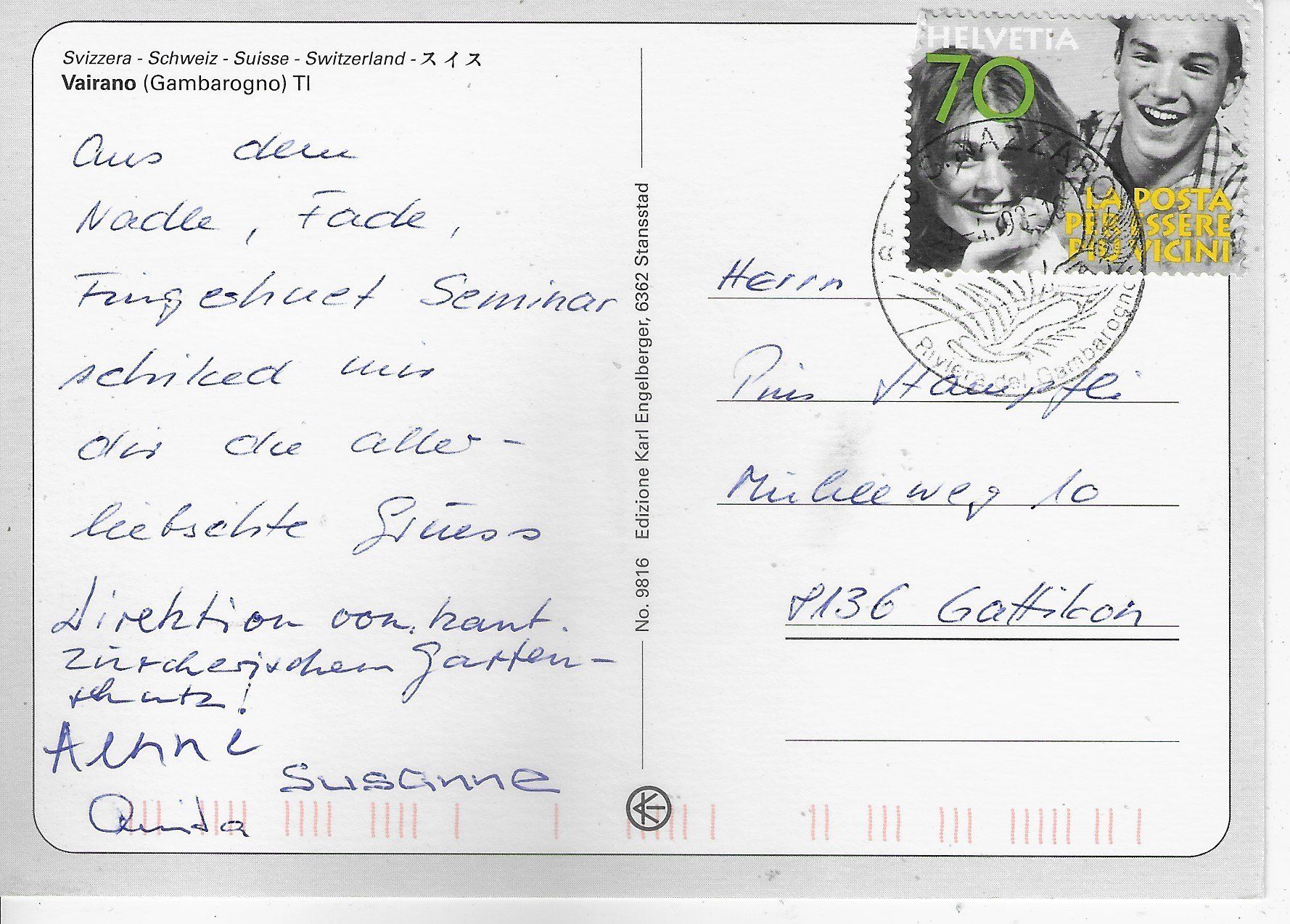 Cartoline postali: Vairano - Multiview – Usato da Ettingen venduto da Kartenplanet 1