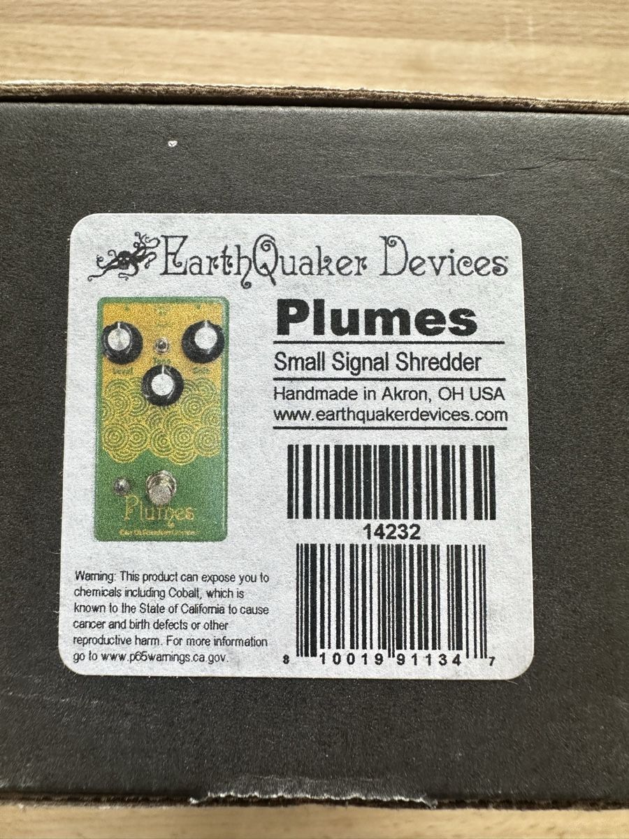 Strumenti musicali: Earth Quaker Plumes Overdrive Pedal – Usato da Münsingen venduto da Landolfo1 3