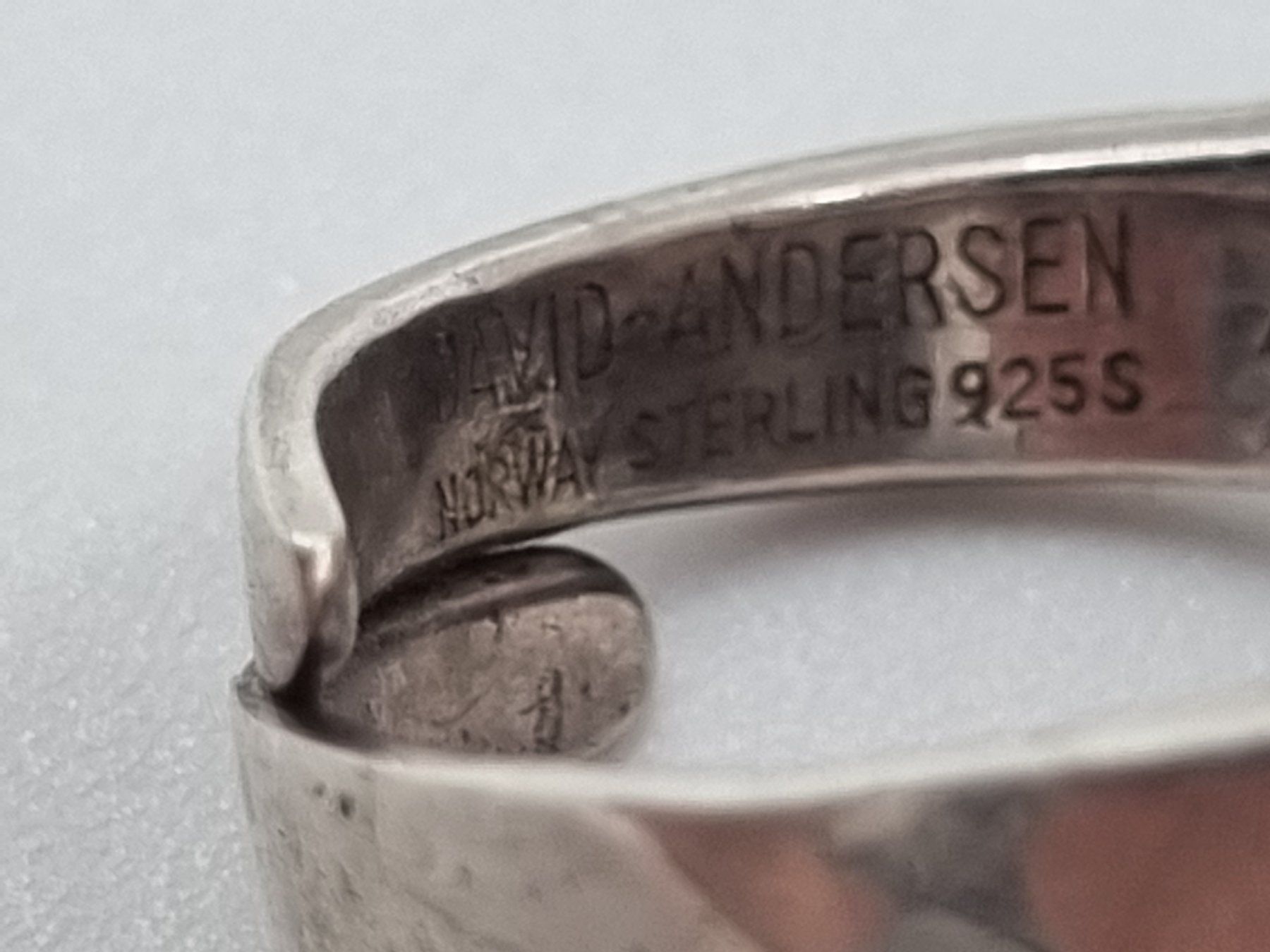 Anelli: David Andersen 925 Silberring mit Landschaftsjaspis – Usato da Kölliken venduto da ter_lkc7 8