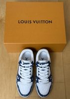 Louis Vuitton LV Trainer Monogram Denim White Blue