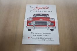 Original Checker Superba Prospekt 1960