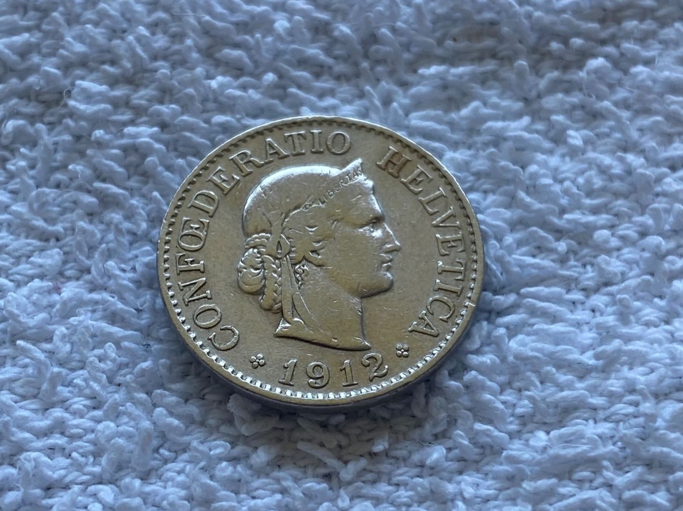 Tutti le monete: 10 centimes/rappen 1912 – Usato da Nyon venduto da Ilmi09