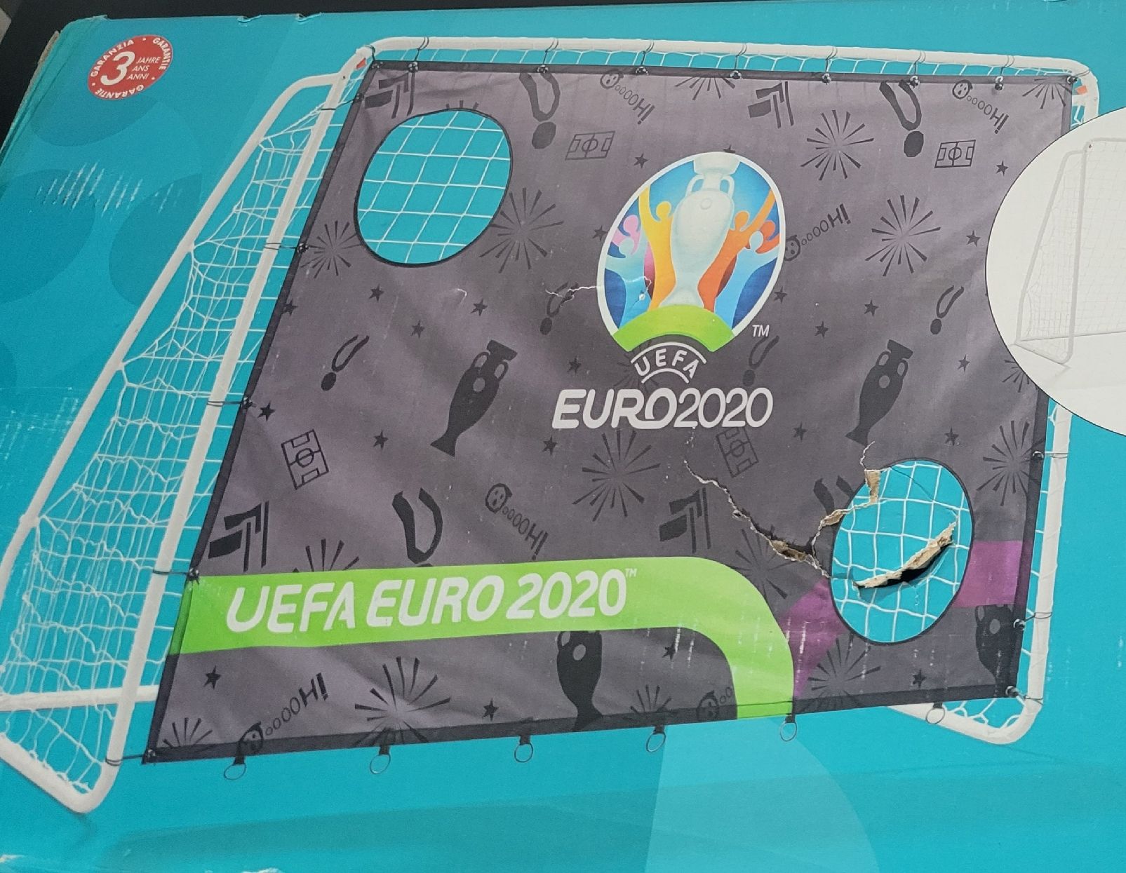 Porte da calcio e da hockey: Fussballtor mit Torwand – Usato da Hochdorf venduto da Ddelmar