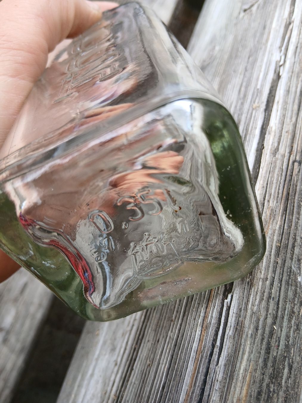 Bottiglie: Glasflasche mit Aufschrift "KEUCH"  – Usato da Schönenberg ZH venduto da YesSt 2
