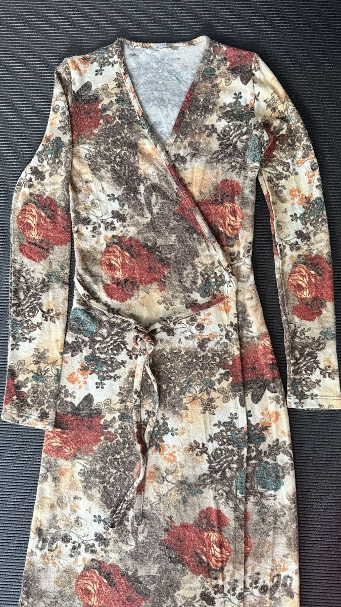 Vestiti: Robe cache-cœur imprimée fleurs automne taille S - Piena – Nuovo (secondo la descrizione) da Vuippens venduto da ale_6gkb 1