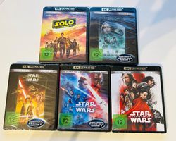 5 Star Wars Filme 4K Ultra HD + Blu-ray