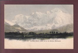 MONT-BLANC vu de GENEVE