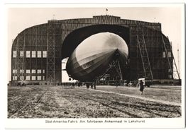 Fotografie Ansicht Lakehurst, Zeppelin G