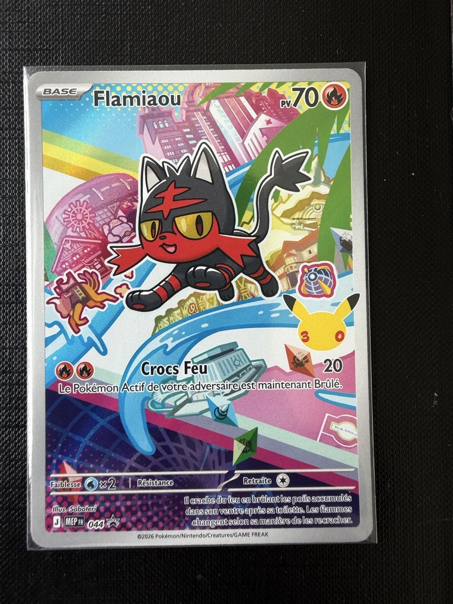 Pokémon Carte collezionabili: Flamiaou #044 MEP FR – Nuovo (secondo la descrizione) da Savigny venduto da Matgab94