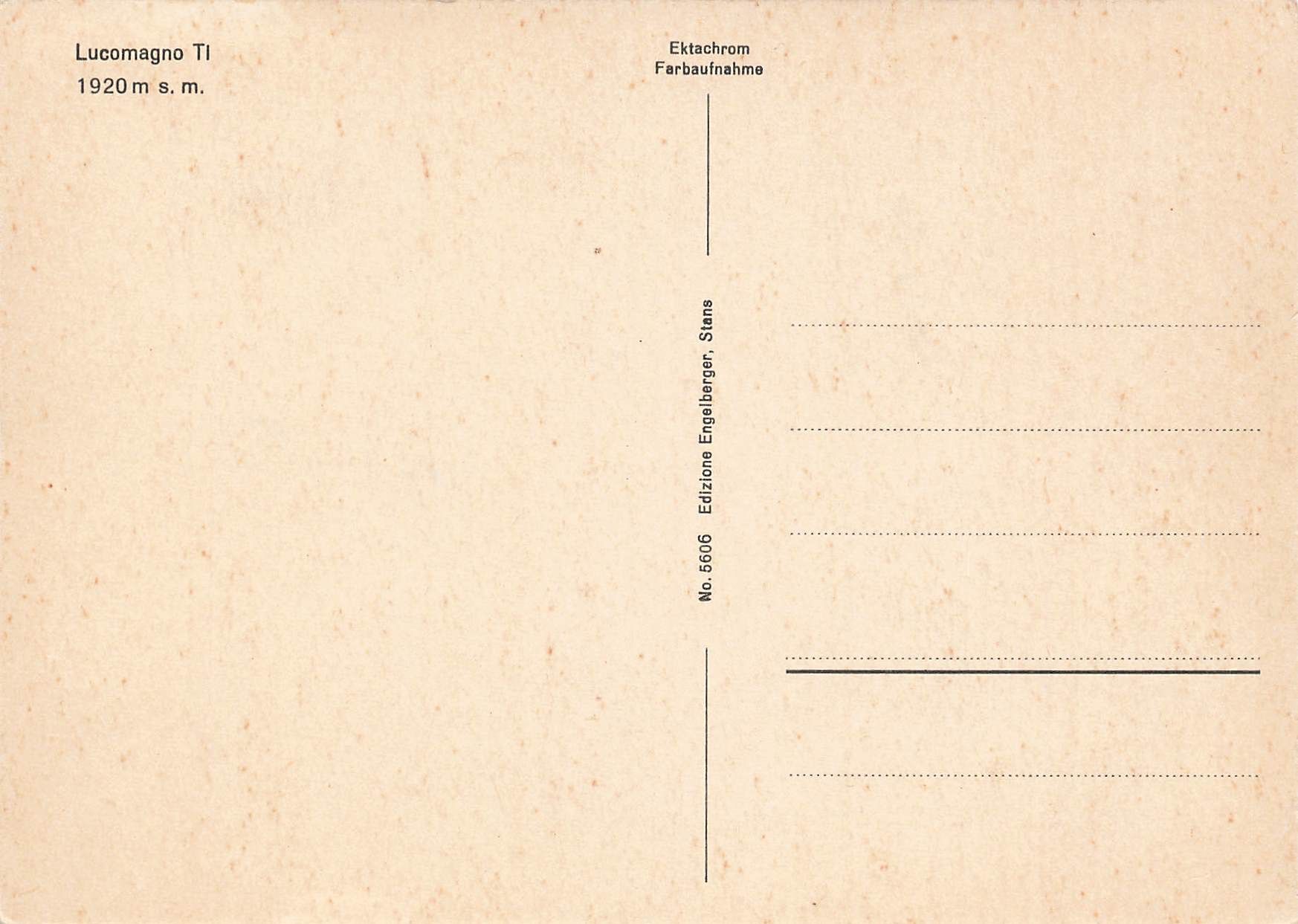 Cartoline postali: Lucomagno Val di blenio – Usato da Biasca venduto da Blenio71 1
