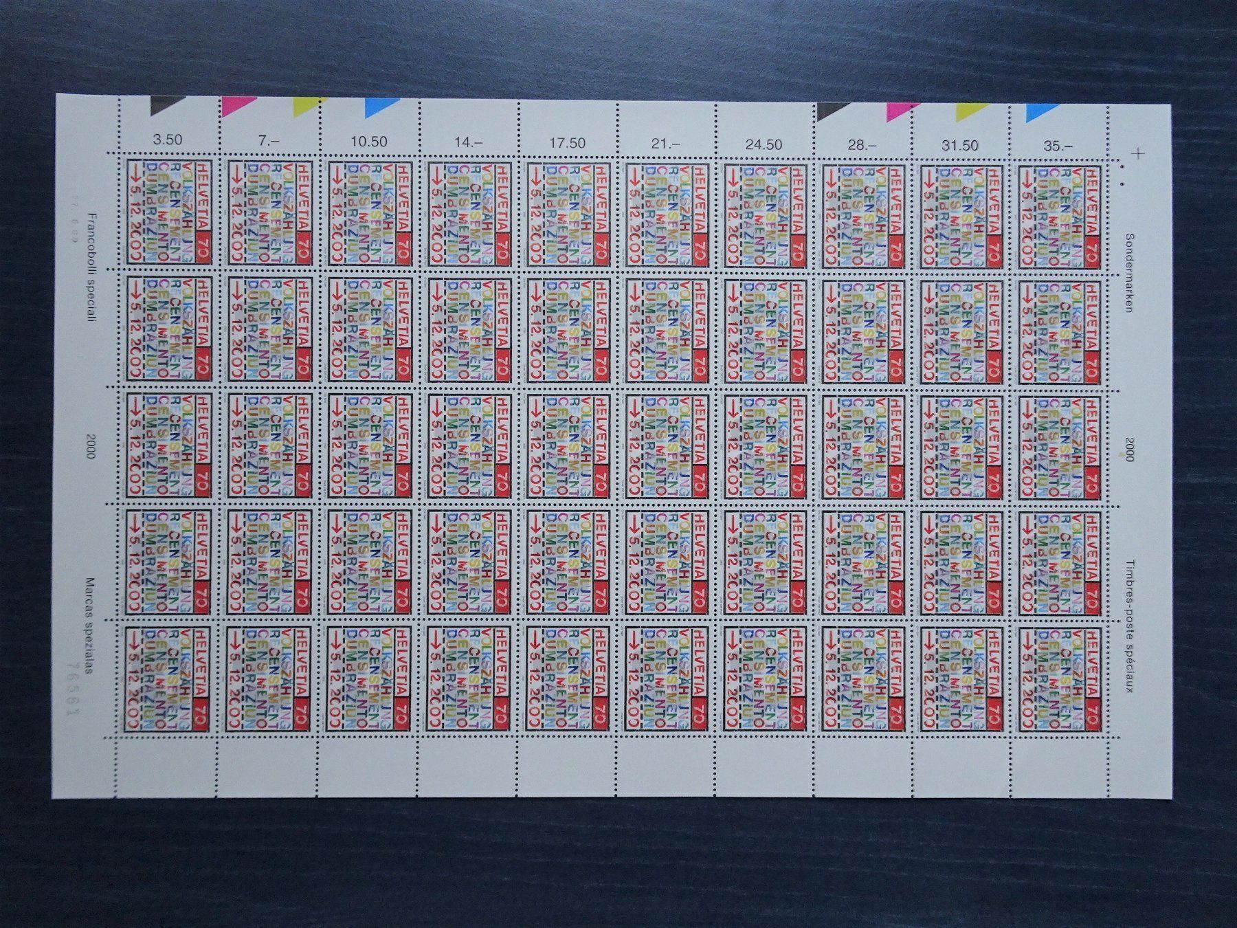 Tous les timbres: 2000** – Neuf (Voir description) à Aadorf par Chnorli-Furz