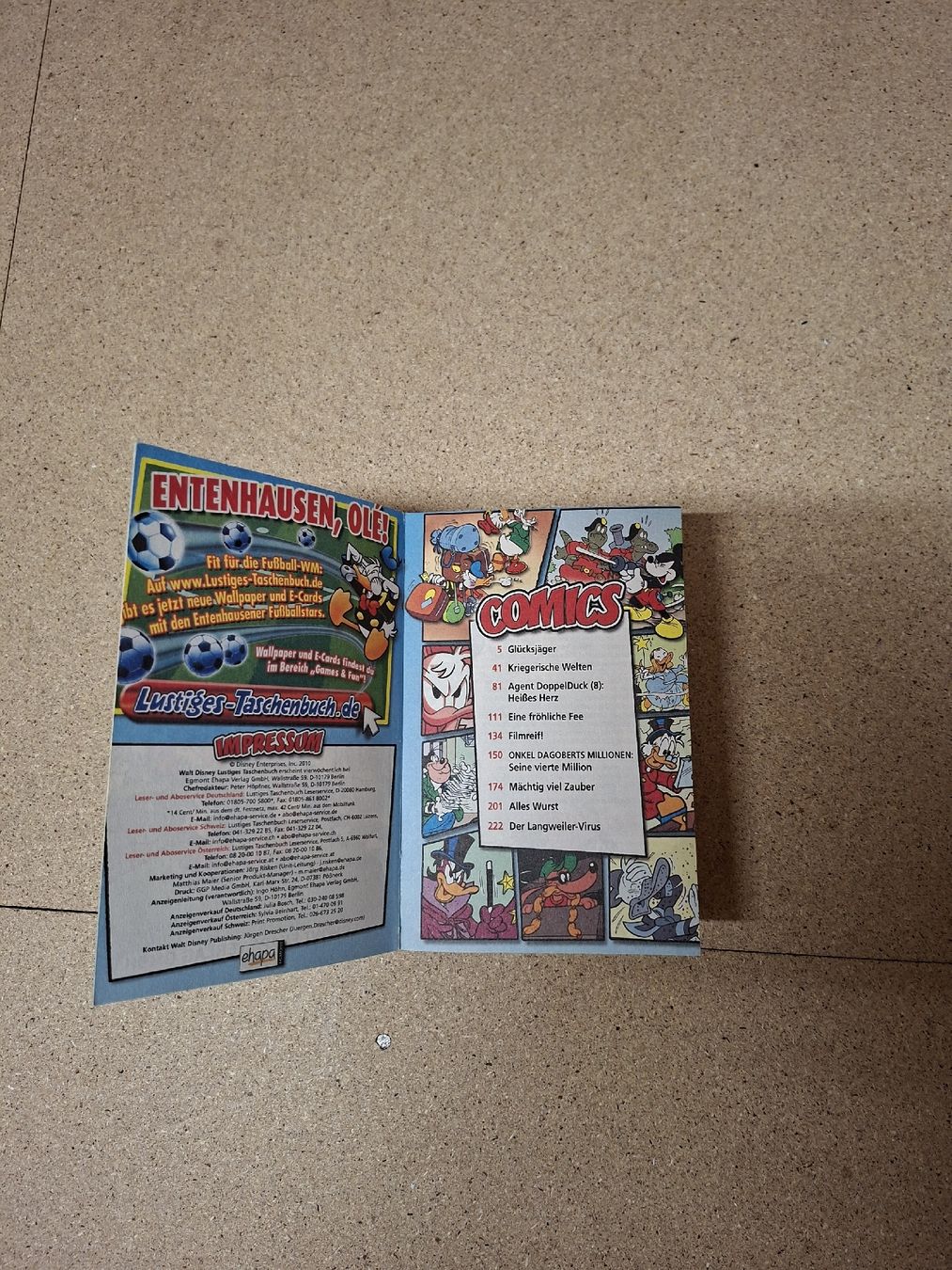 Fumetti: Mega Magnum 1 lustiges Taschenbuch – Usato da Büsserach venduto da Grenzstein 2