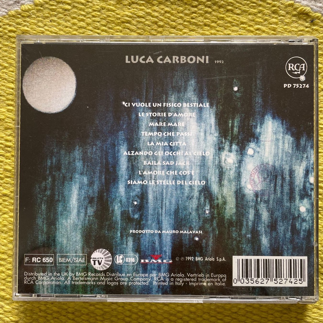 CDs: LUCA CARBONI-CARBONI – Gebraucht aus Rorschacherberg von CD-Roli 1
