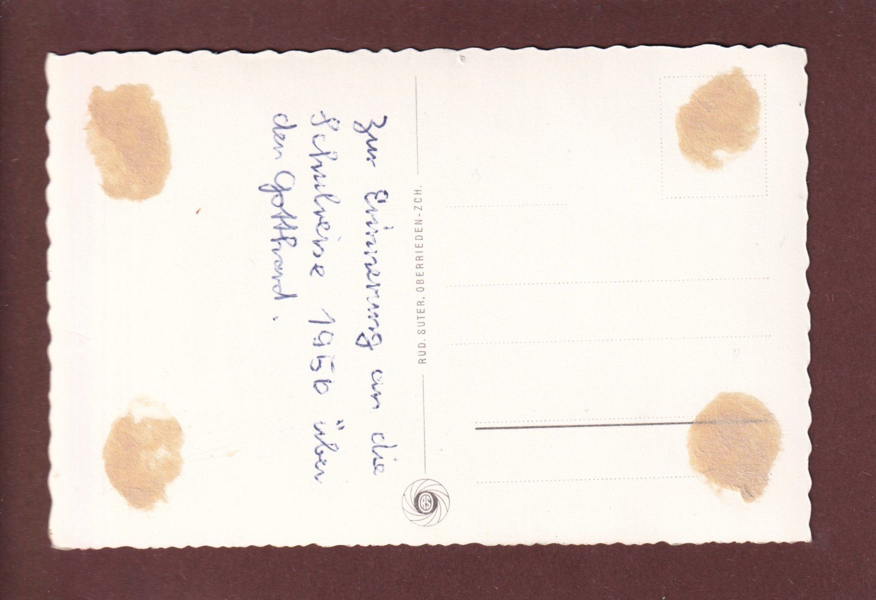 Cartoline postali: HOSPENTAL - Teilansicht – Usato da Pully venduto da nicecards 1
