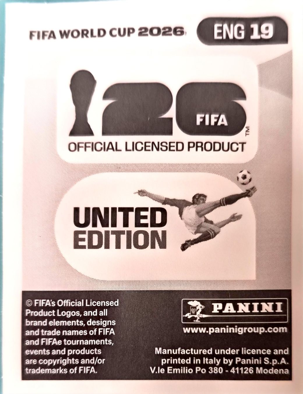 Panini Cartes à collectionner: Carte FIFA World Cup 2026 ENG 19 – D'occasion à Clarens par rim_g98y 1