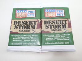 1991  Desert Storm Golfkrieg Wüstensturm Trading Cards US Ar