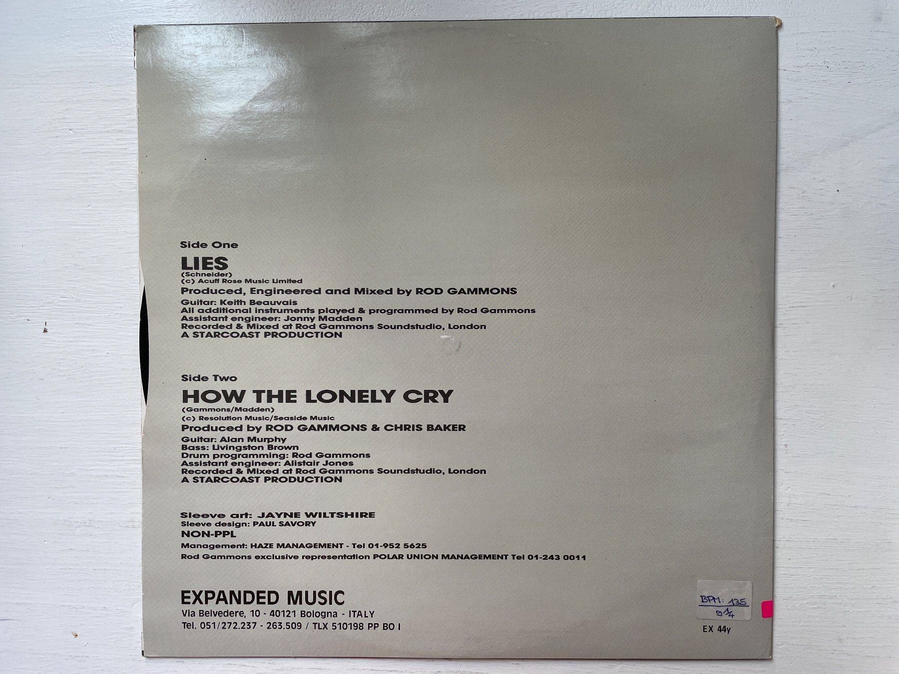 Dischi in vinile: Amanda Scott - Lies - 12" Maxi, 1987, Italo / Synth-Pop – Usato da Zürich venduto da Andy_t71 1