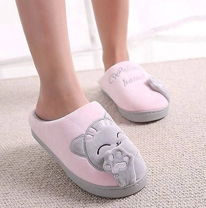 Scarpe da donna: Flauschige Katzenhausschuhe – Usato da Meisterschwanden venduto da Codys-Shop 1