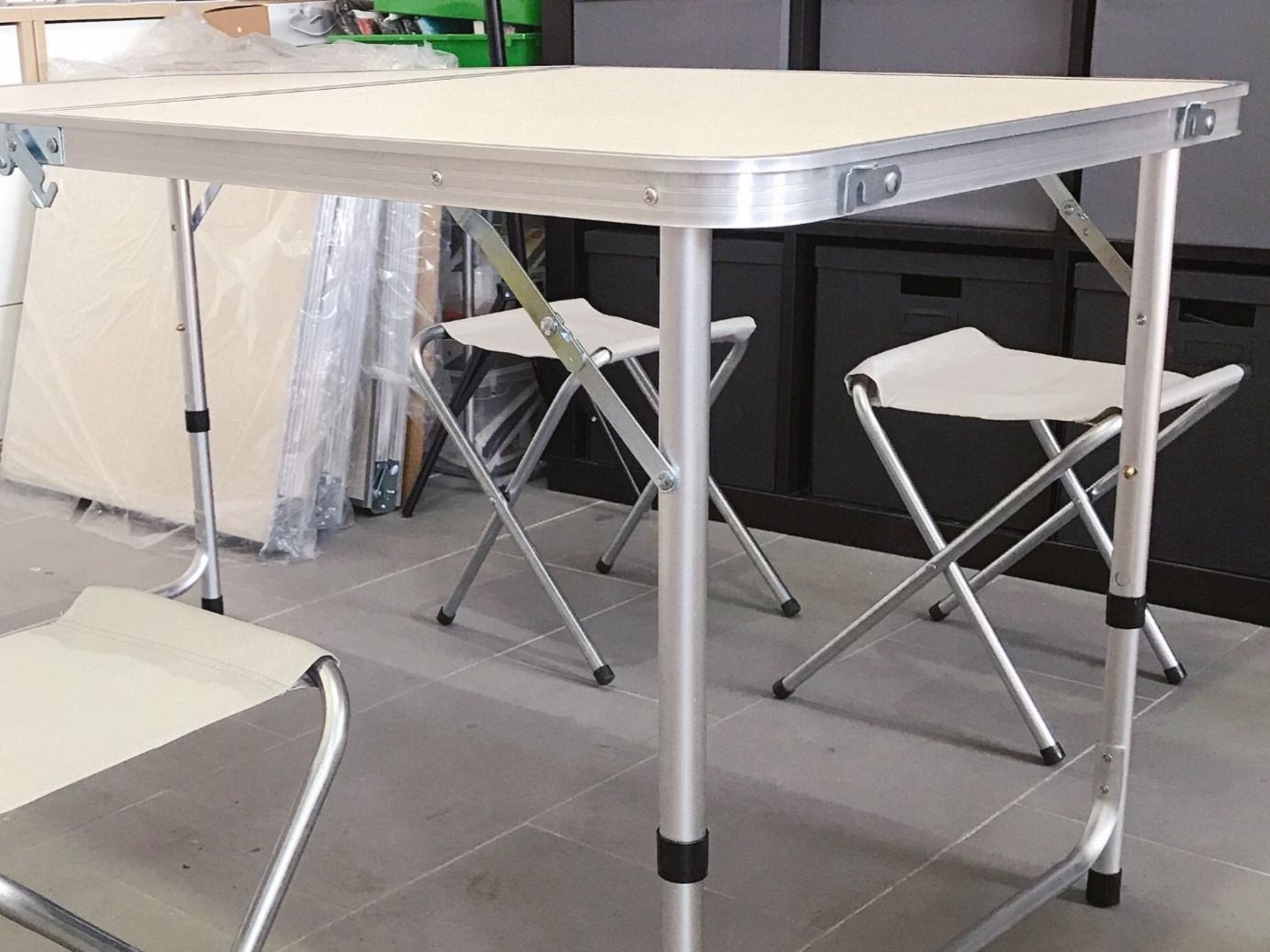Sedie: Table pliable de camping + 3 chaises – Nuovo e nell'imballaggio originale da Morges venduto da All4nature 2