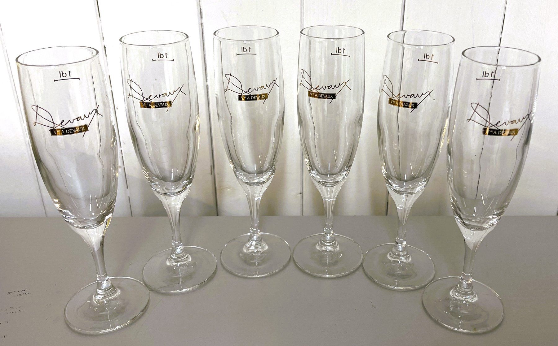 Bicchieri: 6 x Devaux Champagner Glas - H 18cm – Usato da Oftringen venduto da Vucki 1