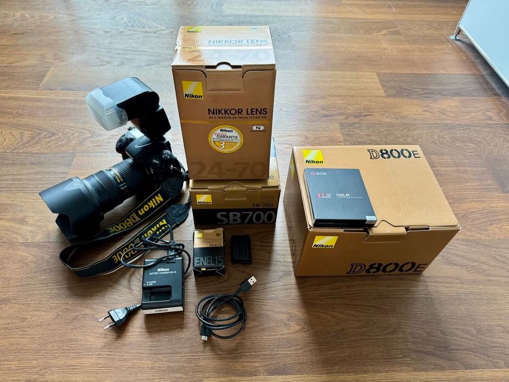 Nikon Kamera: DSLR-Set mit Nikon D800E, Objektiv, Blitz, 2 Akkus etc. – Gebraucht aus Wangen b. Olten von Braeggi 3