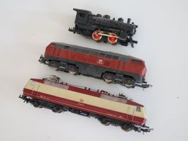 Lima 3 x Loks - BR 120 E-Lok & andere - H0 DC