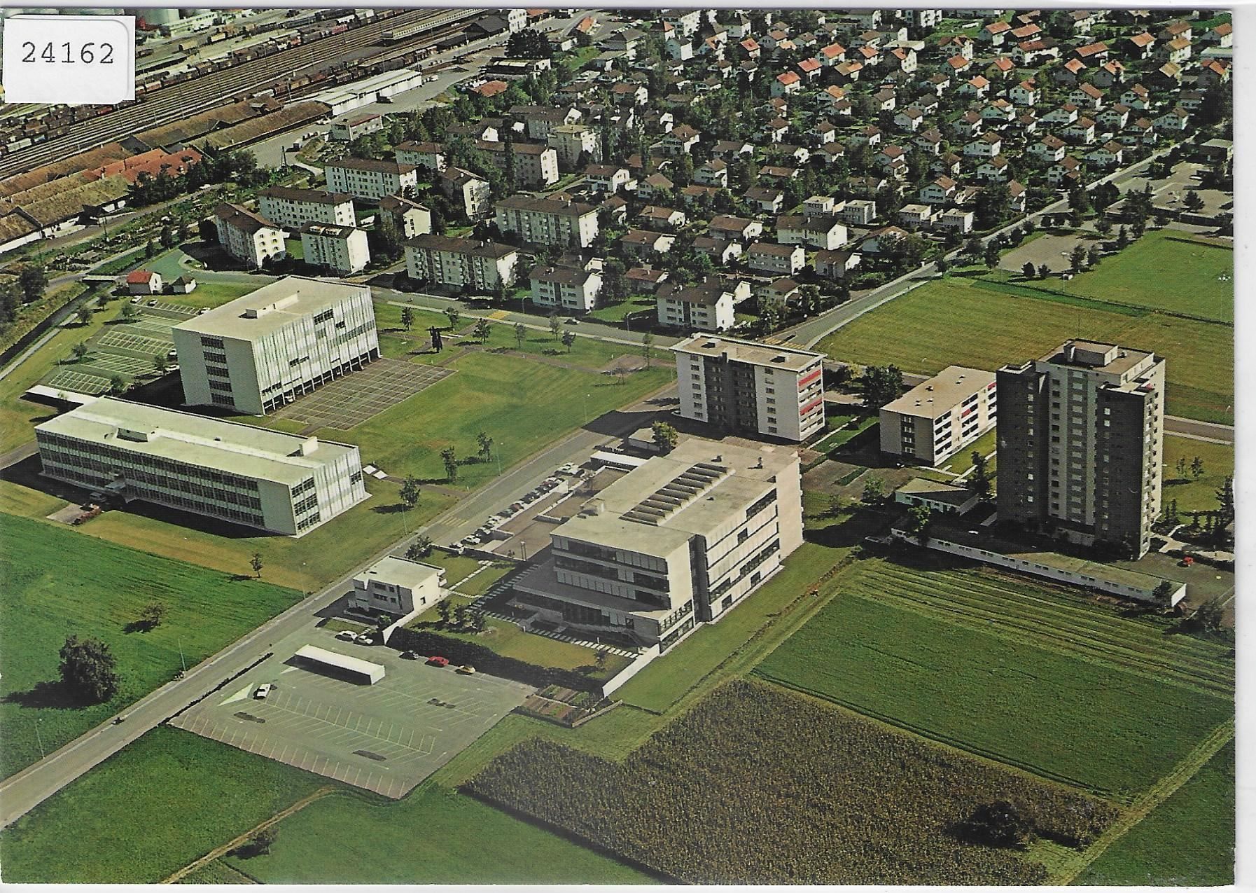 Cartes postales: Flugaufnahme Buchs SG - Gewerbliche – Antique à Ettingen par Kartenplanet