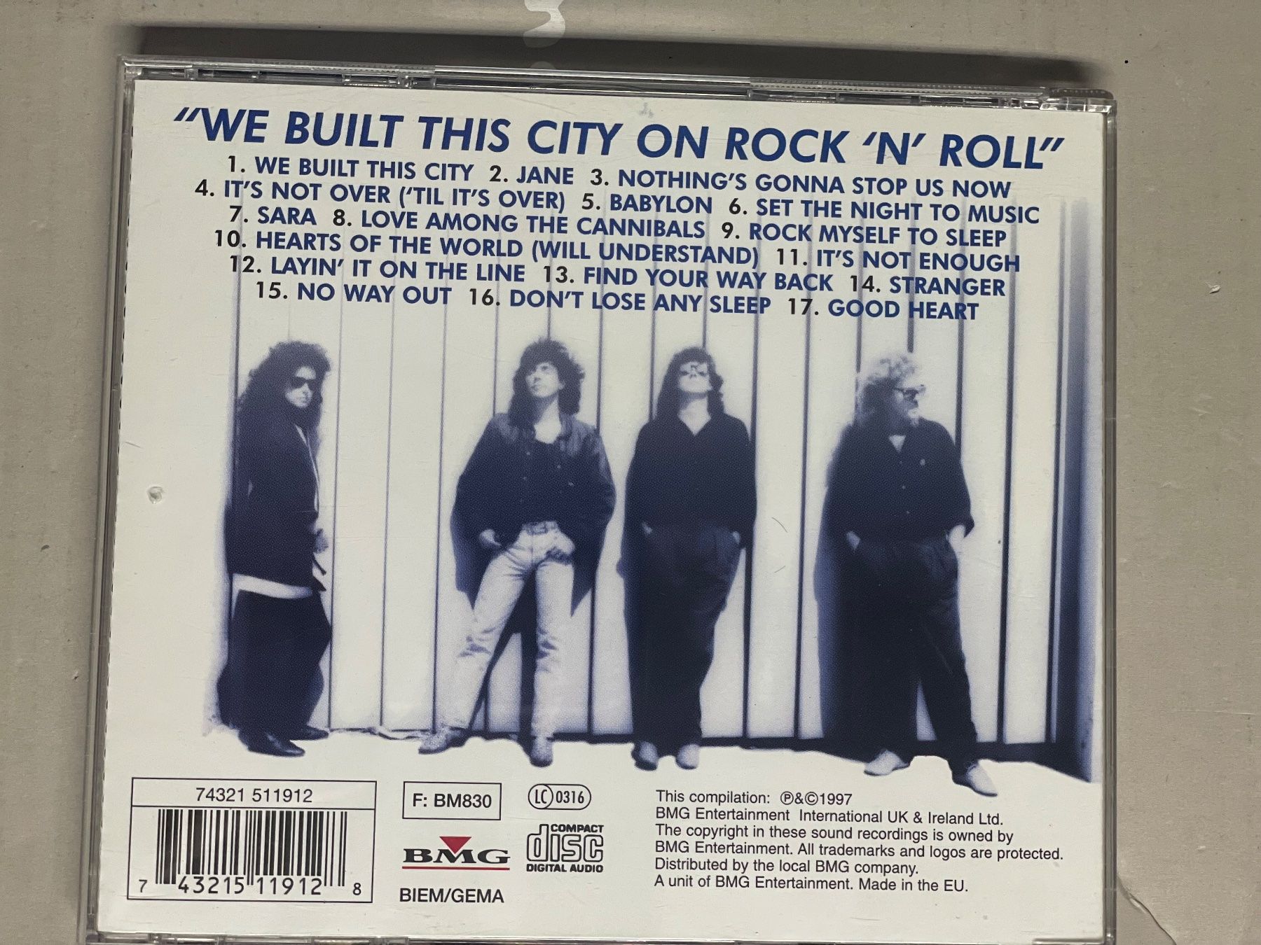 CD: Starship-We Built This City - Synth Pop AOR – Usato da Muri b. Bern venduto da AdidasCollector 1