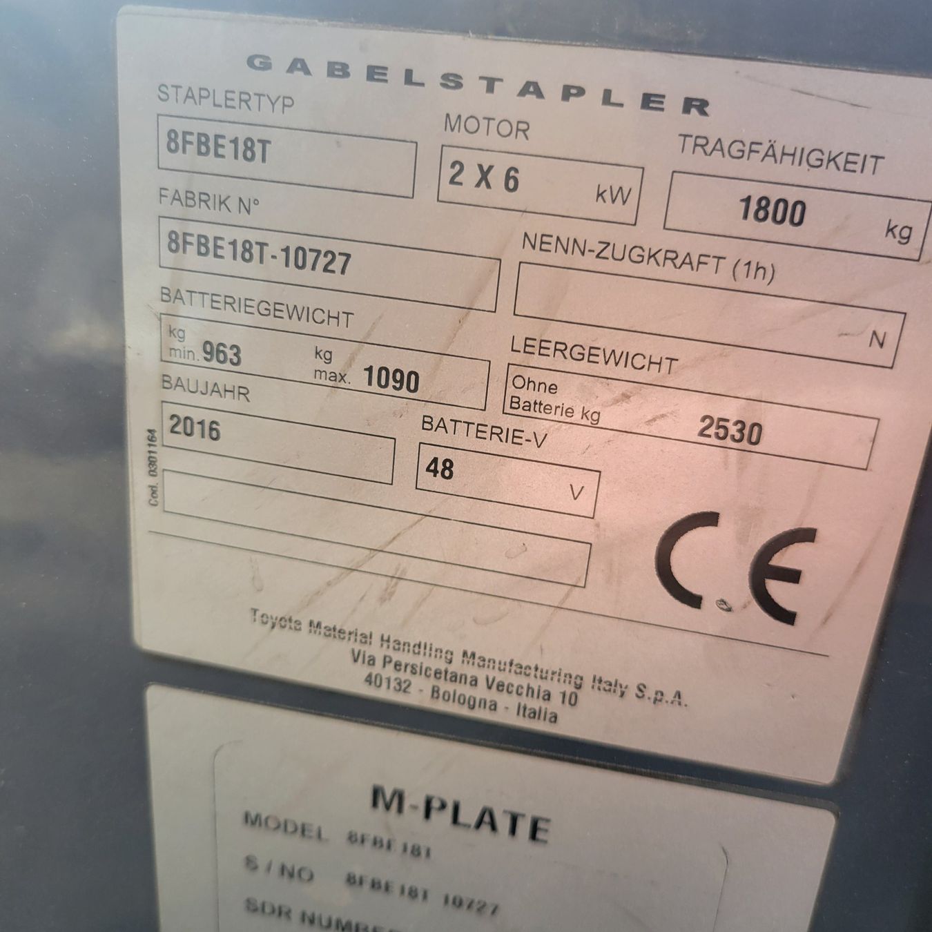 Toyota Carrelli elevatori e a forche: Gabelstapler Toyota – Usato da Ettingen venduto da zimmi07 4