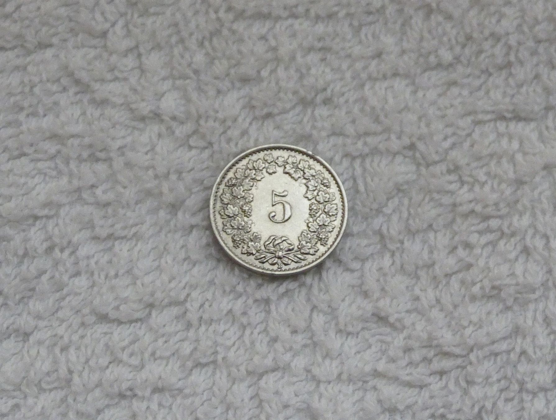 Tutti le monete: 5 centimes/rappen 1934 – Usato da Nyon venduto da Ilmi09 1