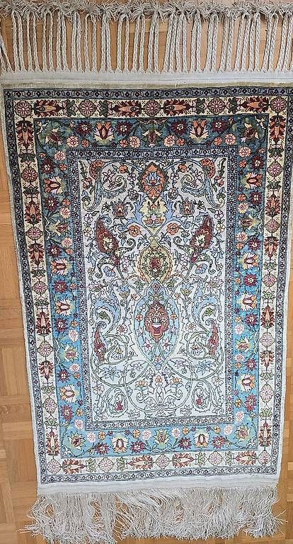 Tappeti: Wunderschöner echt originaler Hereke Seidenteppich 60x100 Cm – Usato da Kriens venduto da atlas2014 4