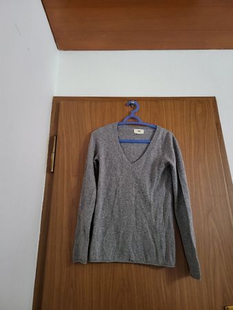 Pull KSHMR Tribu en cachemire gris, Taille S, hiver❄️ (trou)