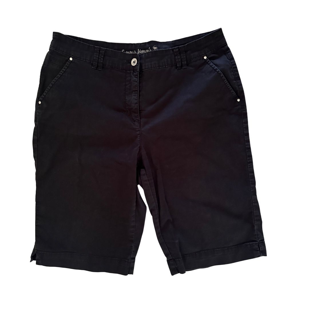 C&A Hosen: Dark Blue Summer Bermuda Shorts L – Gebraucht aus Zofingen von JumpInVintage