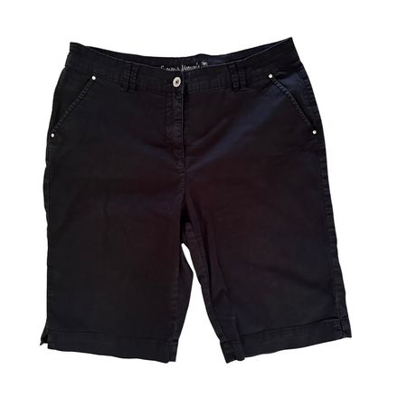 Dark Blue Summer Bermuda Shorts L