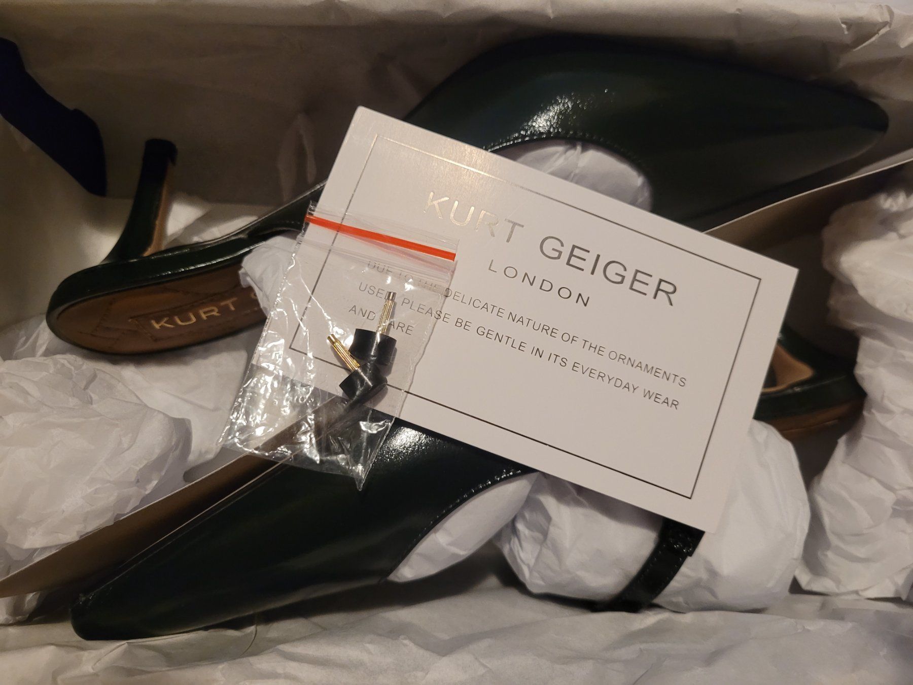 Kurt Geiger Damenschuhe: Kurt Geiger Leder Mary Jane Mule Heels – Neu und originalverpackt aus Zürich von vic_w2tl 1