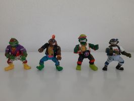 TMNT Ninja Turtles Figure - 4 Turtles Rock 1991