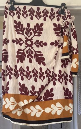 JUPE PORTEFEUILLE  EN VISCOSE! M