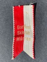 Altes Stoffband Abzeichen Anhänger Dorffest Skiclub Mürren