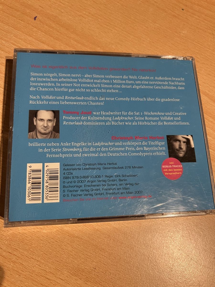 Audiolibri: Hörbuch Millionär (4CD) – Usato da Rupperswil venduto da sige82 1
