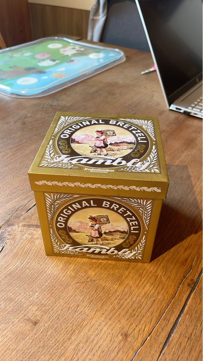 Sonstiges Geschirr: Blechdose Kambly Bretzeli ORIGINAL – Gebraucht aus Stein AR von pbl13grv