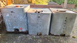 Kunststofftank 1000 Liter    3 Stk