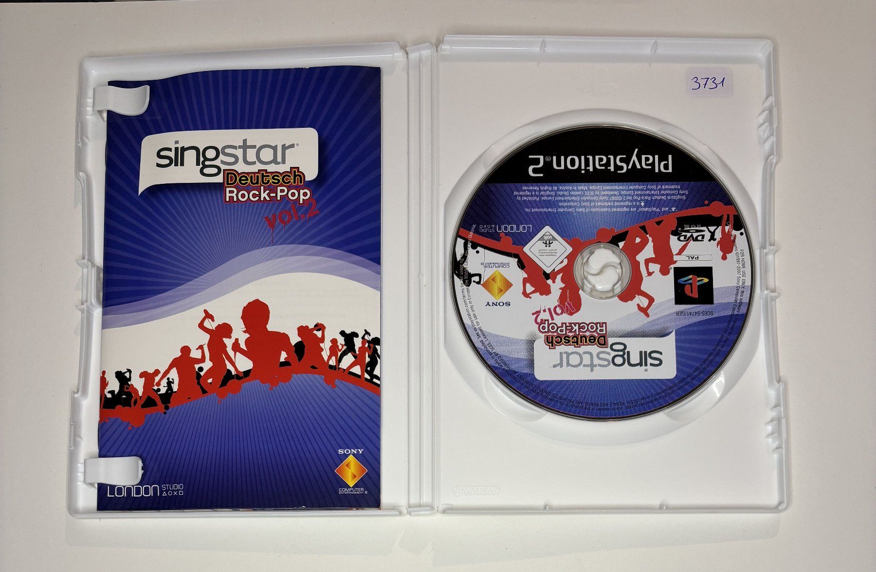 Spiele: PS2 - Singstar Deutsch Rock-pop Vol. 2 – Gebraucht aus Allschwil von Bullach 1