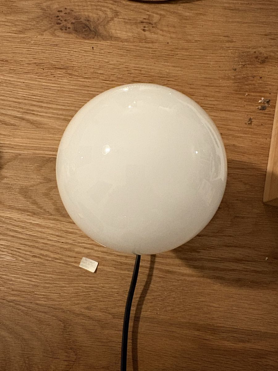 Lampade: : Lampe de table Vintage Space Age Opaline & Bois – Nuovo (secondo la descrizione) da Cugy VD venduto da sim_y9yv 5