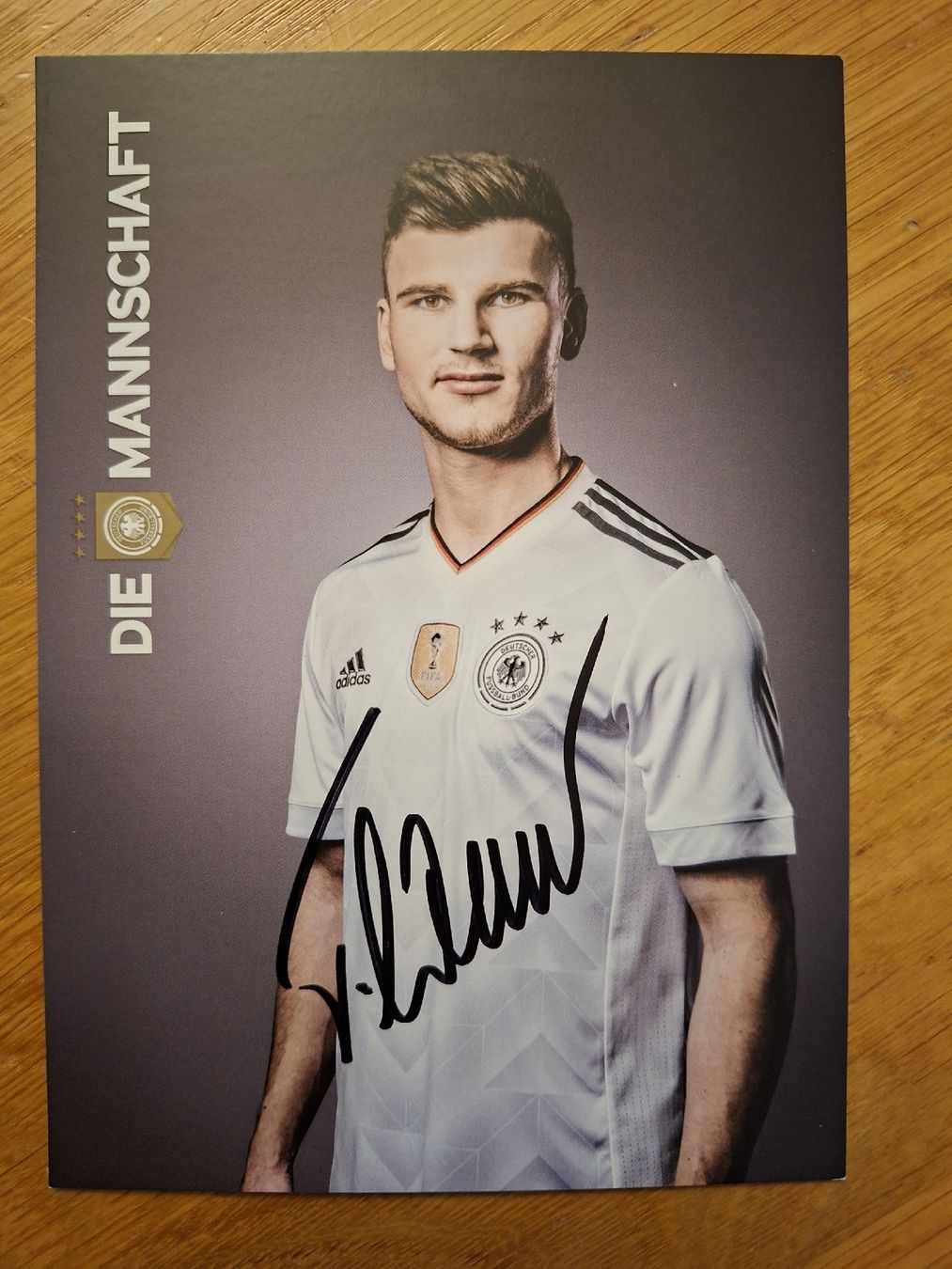 Autografi: Timo Werner DFB original Autogrammkarte Deutschland – Usato da Thun venduto da wuschu