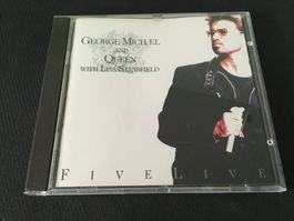 George Michael and Queen with Lisa Stansfield Five Live -CD-